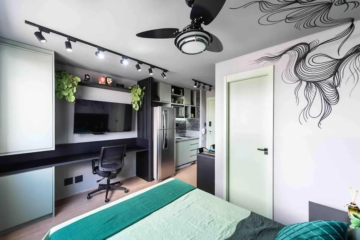 Mv63 - Studio Lindo Com Piscina Prox Ao Metro Bras São Paulo Lägenhet